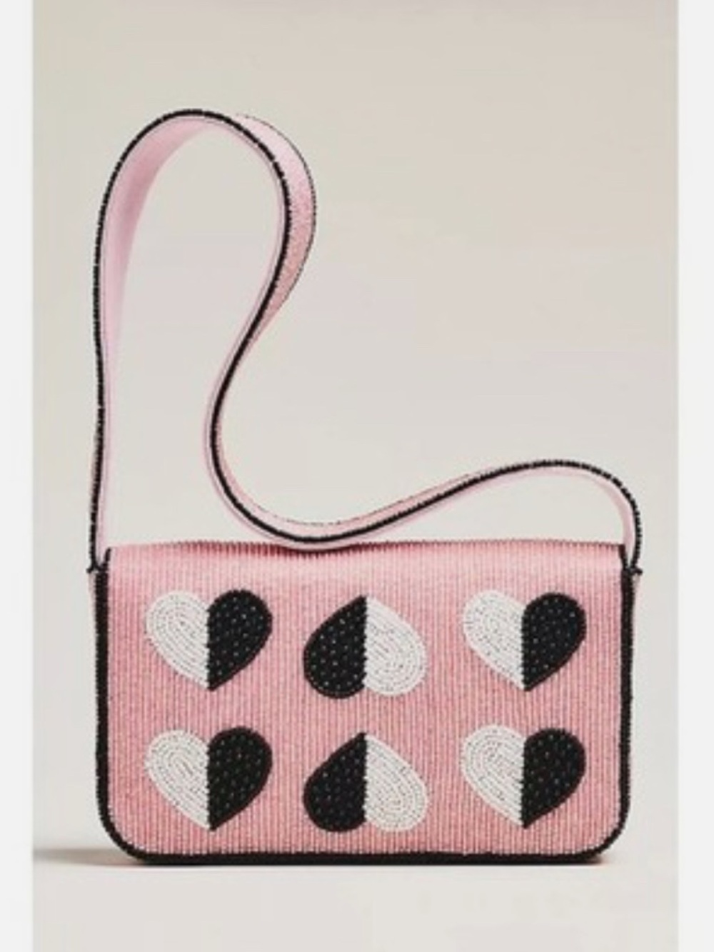The Fiona Beaded Bag: Hearts
